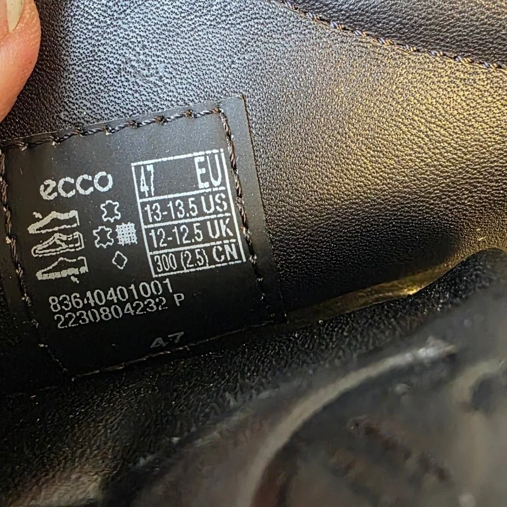 ECCO Men's St.1 Hybrid Plain Toe Derby Oxford Dress Shoes US 13-13.5 /47‎ $250